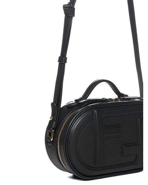 fendi o lock mini camera case|Fendi Diagonal Camera Case Leather Black .